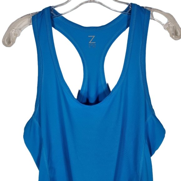 Z by Zella tank top blue light weight racerback Running Gym Workout XL - Picture 3 of 9